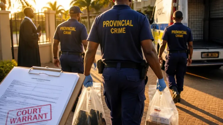 Police seize minister’s cellphone in Johannesburg High Court‑backed raid at Senzo Mchunu’s KZN home