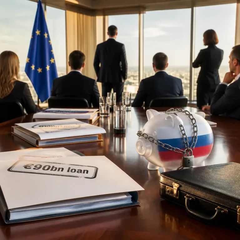 EU weighs fast-tracking €90bn loan and using frozen Russian assets to help Ukraine