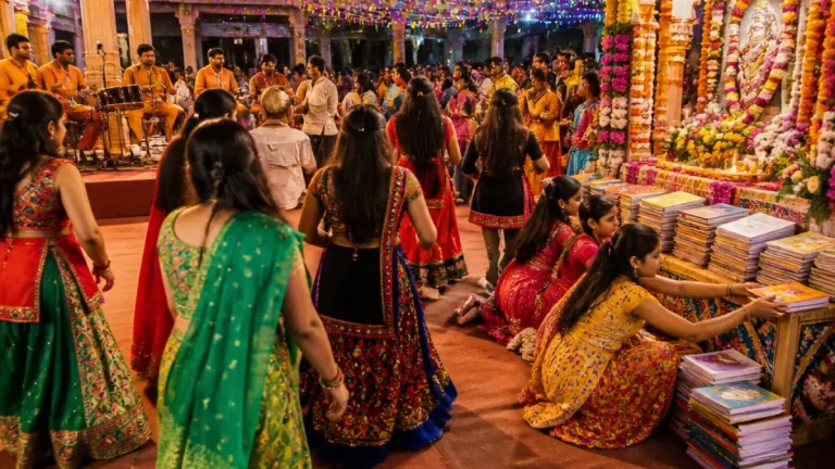 Port Shepstone temple marks Navaratri with prayer, music and garba