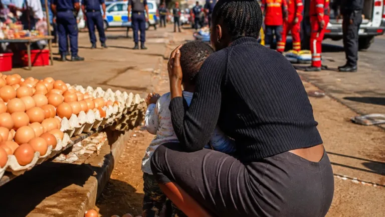 Pretoria mother shot while shielding one-year-old during egg-selling robbery