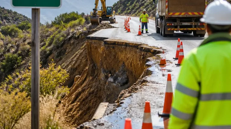 R62 reconstruction progressing; both lanes expected to reopen within two months