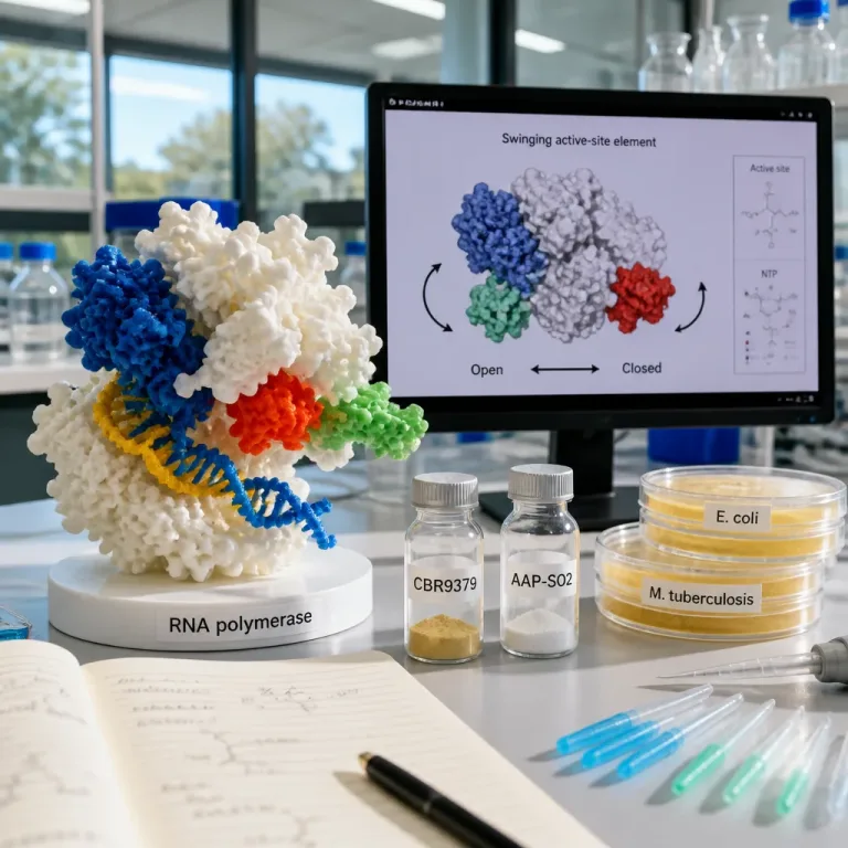 Scientists reveal how two antibiotic classes immobilise RNA polymerase, opening new drug avenues