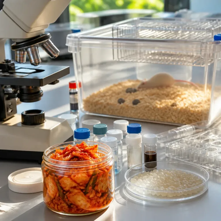 Kimchi bacterium doubles faecal excretion of nanoplastics in mice, study finds