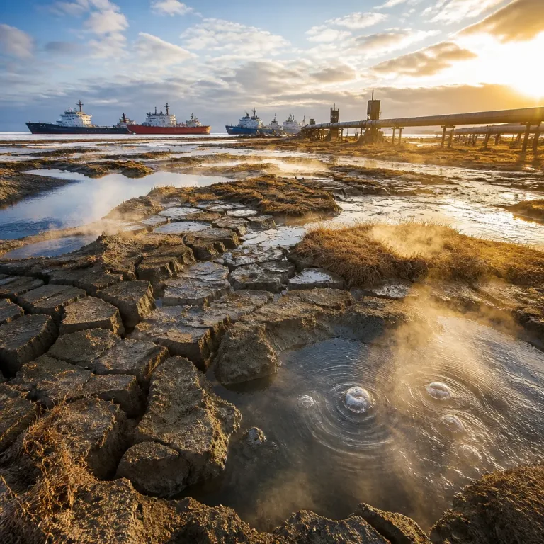 Thawing Siberian permafrost could erode Arctic ambitions and raise global methane levels