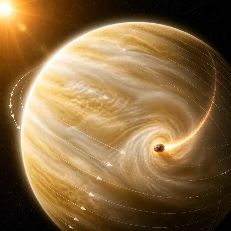 Study suggests Venus once had a moon that spiralled inward and crashed into the planet