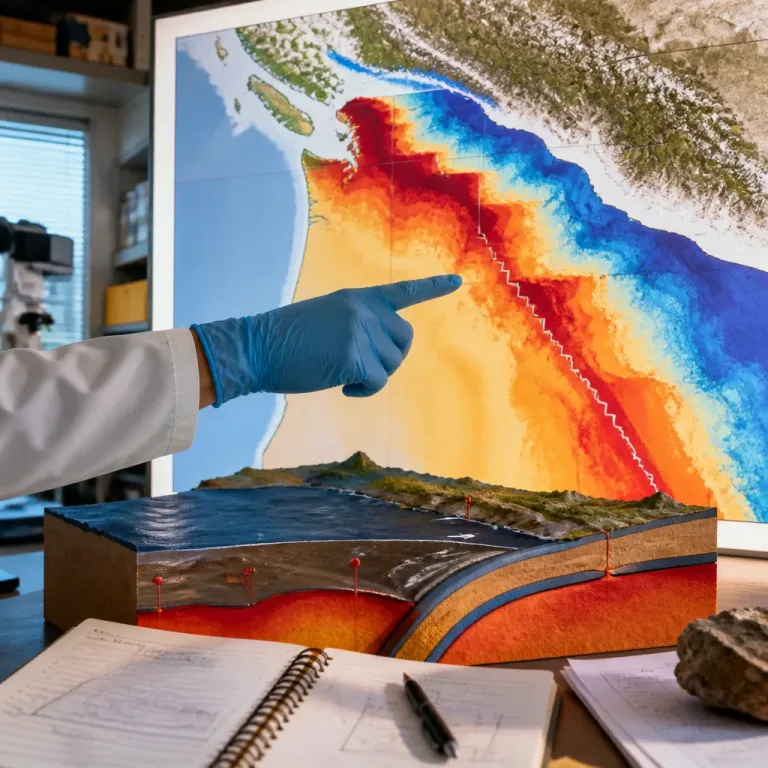 Scientists observe a subduction zone actively breaking apart beneath the Pacific Northwest