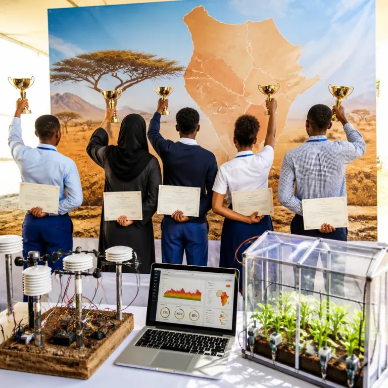 Kenyan students win national science awards for AI drought‑warning and water‑saving systems