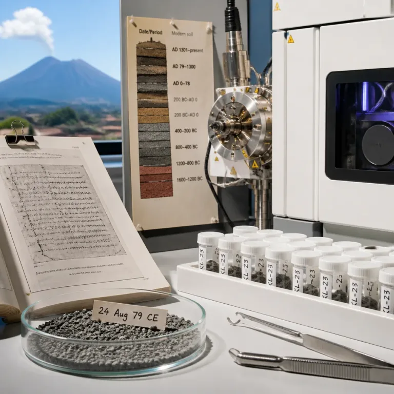 Recalibrated argon-argon dating using Pompeii eruption sharpens geological timescales