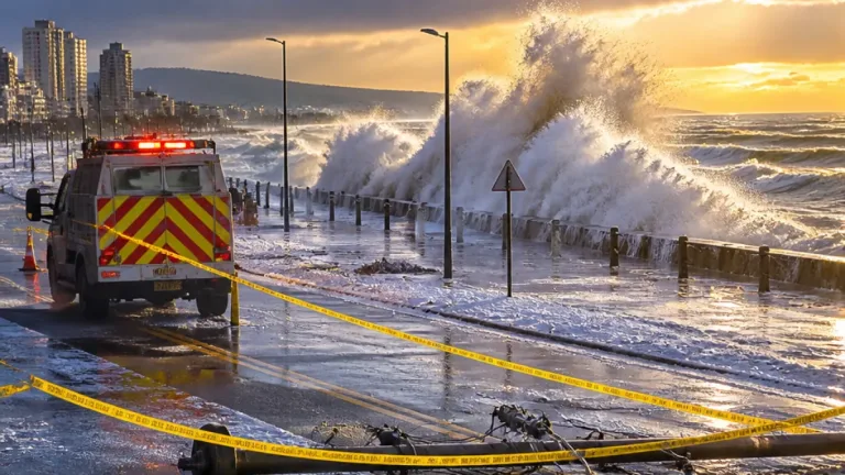 Snow and heavy rain in KZN cause power outages, road disruptions and coastal warnings