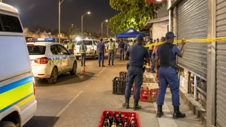 Soshanguve operation nets more than 300 arrests as police target violent crime and illicit liquor