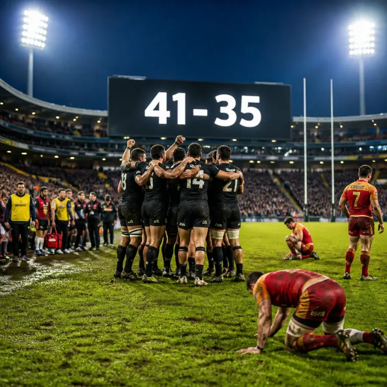 All Blacks rally from 18-point hole to beat Lions 41-35 at Ellis Park