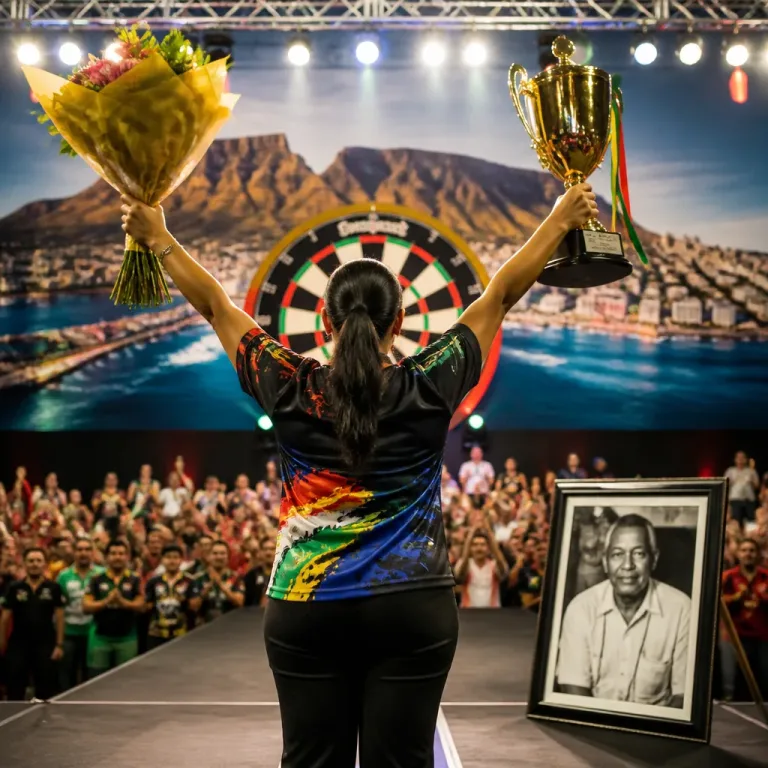 Kriya Odayar crowned South African national darts champion in emotional Cape Town triumph