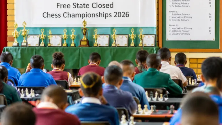 St Helena Primary leads Free State charge with strong showing at provincial closed chess champs
