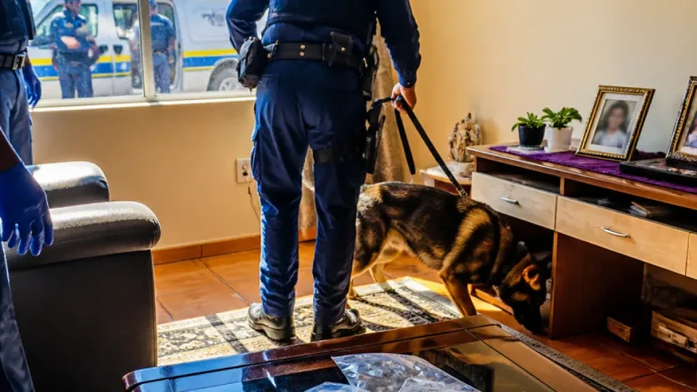 Stellenbosch K9 Juno helps police seize drugs, one arrested in Klapmuts