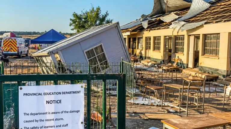 Strong winds damage roofs and mobile classrooms at over 20 North West schools
