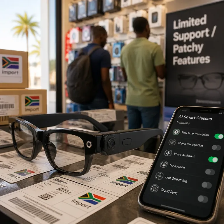 Meta AI glasses arrive in South Africa via imports — functionality, privacy and patchy support