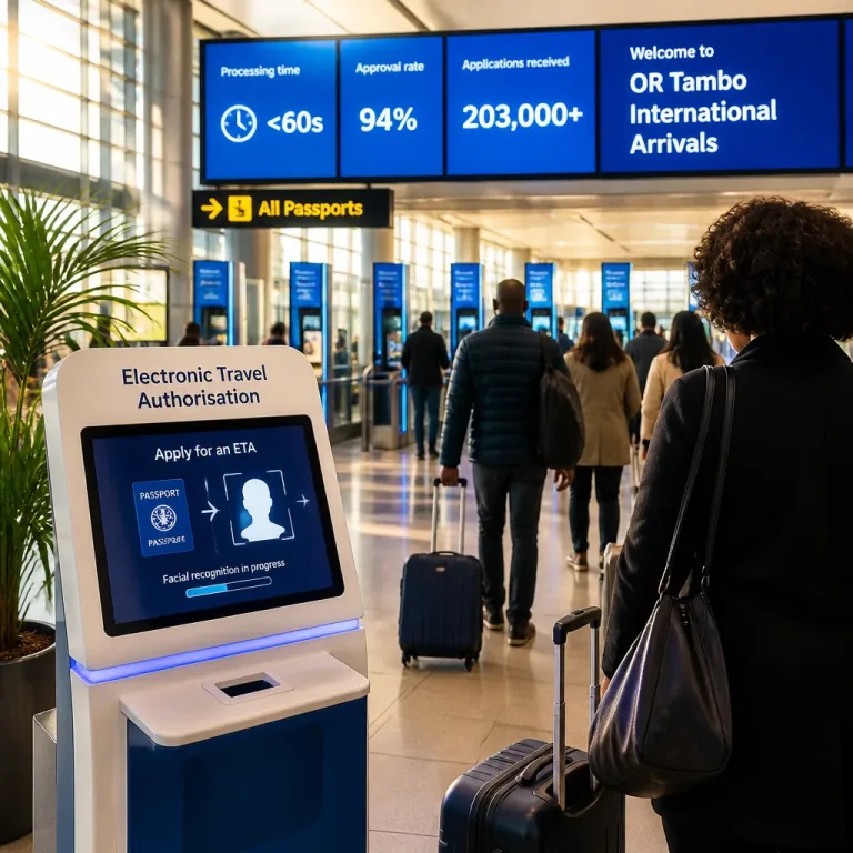 South Africa launches Electronic Travel Authorisation at OR Tambo to speed arrivals
