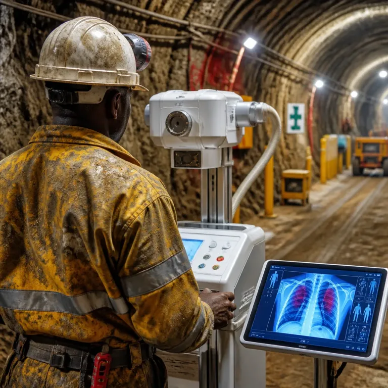 Offline AI reads chest X‑rays 4km underground, offering a new tool for occupational lung surveillance