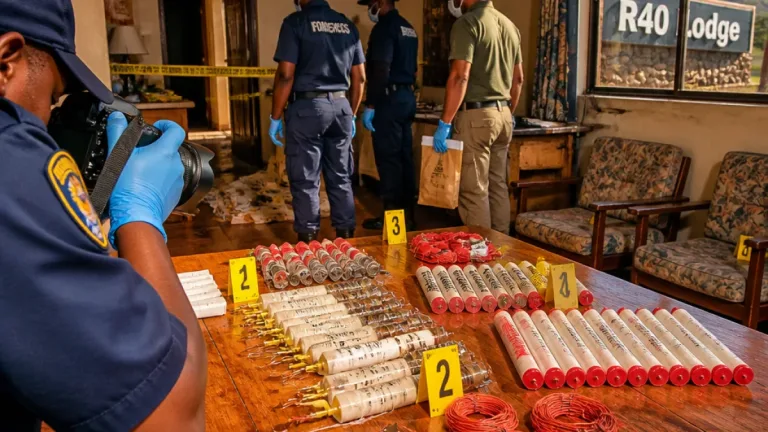 Two men held in Mbombela after seizure of explosives linked to illicit mining operations