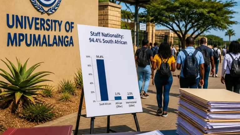University of Mpumalanga says 94% of staff are South African amid recruitment criticism