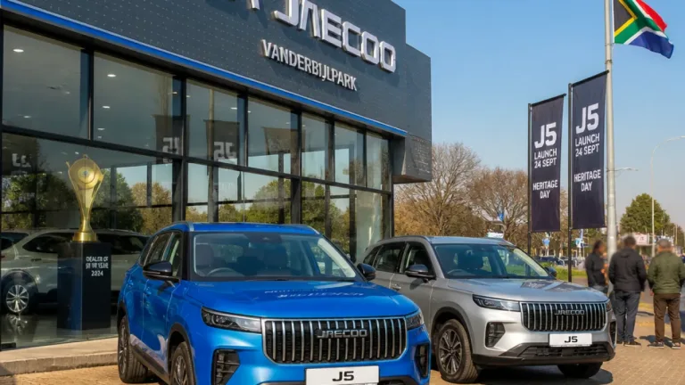 Vanderbijlpark dealership wins national award, to launch Jaecoo J5 BEV and HEV on Heritage Day