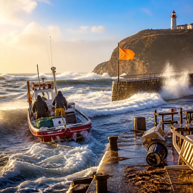 Yellow warning for damaging winds at sea as most provinces stay warm and partly cloudy