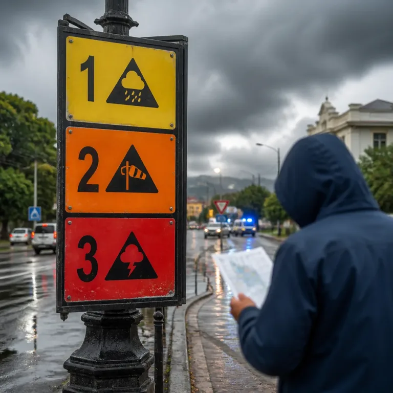 How SAWS warning colours and levels work — and when you should take action