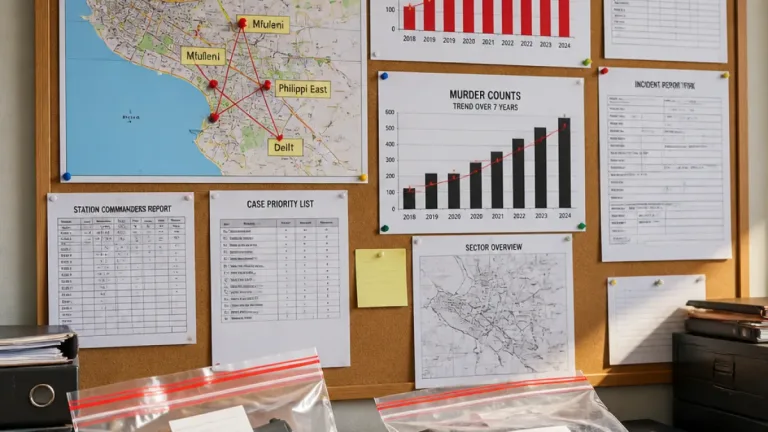 Western Cape police stations dominate national murder and serious-crime rankings, new quarter shows