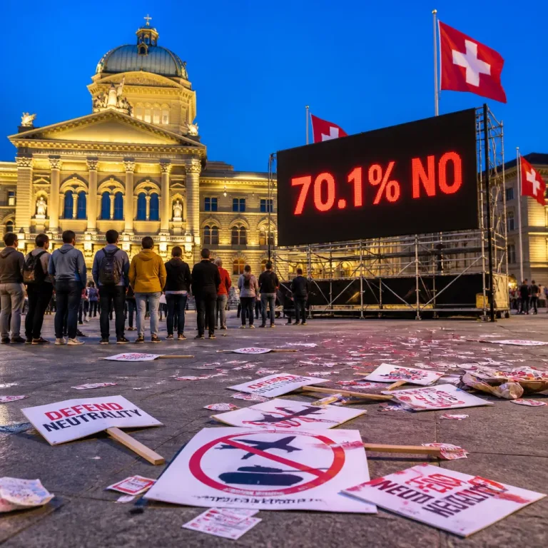 Swiss voters decisively reject hard‑right bid to enshrine stricter neutrality